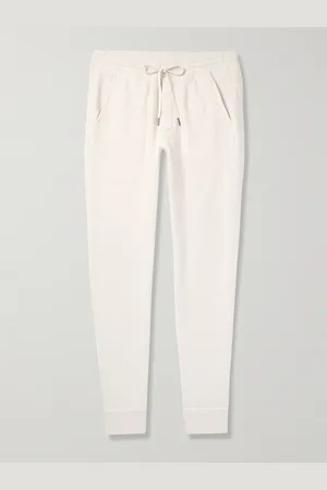 Tom Ford Tapered Garment-Dyed Cotton-Jersey Sweatpants - Men - - IT 48