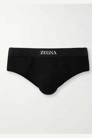 Ermenegildo Zegna Ribbed Cotton and Modal-Blend Briefs - Men - - M
