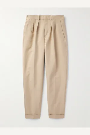 Tom Ford Pleated Cotton-Twill Trousers - Men - - UK/US 34
