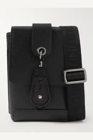 Christian Louboutin Groovy Logo-Debossed Full-Grain Leather Pouch - Men