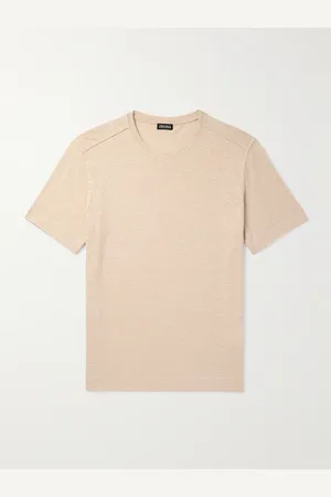 Ermenegildo Zegna Linen-Jersey T-Shirt - Men - - IT 52