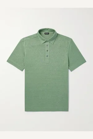 Ermenegildo Zegna Slim-Fit Linen Polo Shirt - Men - - IT 54