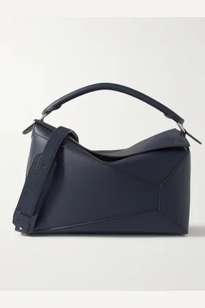 Loewe Puzzle Edge Large Logo-Debossed Leather Messenger Bag - Men