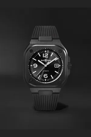 Bell & Ross BR 05 Automatic 40mm Stainless Steel and Rubber Watch, Ref. No. BR05A-BL-CE/SRB - Men