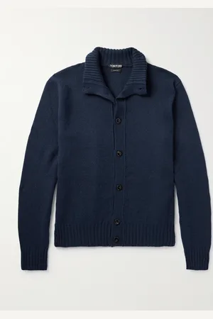 Tom Ford Wool, Cashmere and Mohair-Blend Cardigan - Men - - IT 52