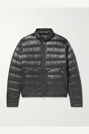 Moncler Acorus Logo-Appliquéd Quilted Glossed-Shell Down Jacket - Men - - 1