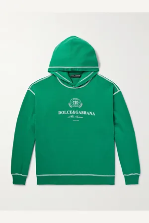 Dolce & Gabbana Oversized Logo-Print Cotton-Jersey Hoodie - Men - - IT 54