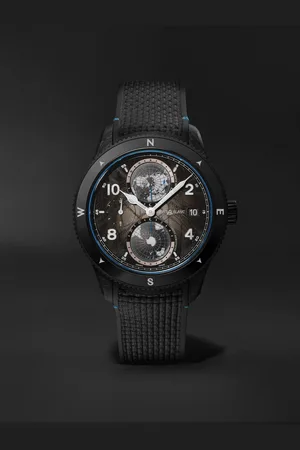 Montblanc 1858 Geosphere CARBO₂ 0 Oxygen Limited Edition Automatic 43.5mm Titanium, Ceramic and Rubber Watch, Ref. No. 133303 - Men
