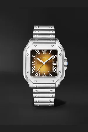 Cartier Santos de Automatic 35.1mm Interchangeable Stainless Steel and Alligator Watch, Ref. No. CRWSSA0065 - Men