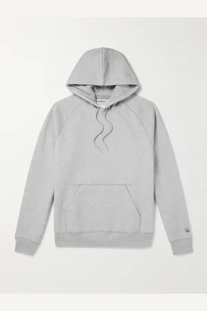 Carhartt Chase Logo-Embroidered Cotton-Blend Jersey Hoodie - Men - - L