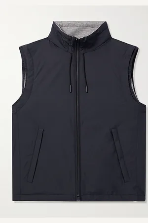 Ermenegildo Zegna Reversible Shell and Cashmere-Blend Twill Gilet - Men - - IT 50
