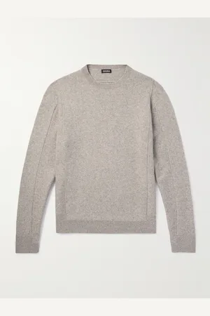 Ermenegildo Zegna Wool and Cashmere-Blend Sweater - Men - - IT 48