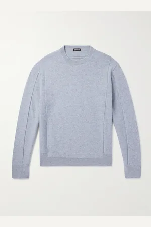 Ermenegildo Zegna Wool and Cashmere-Blend Sweater - Men - - IT 48