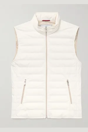 Brunello Cucinelli Quilted Padded Shell Down Gilet - Men - - XL