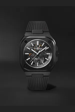 Bell & Ross BR 05 Skeleton Automatic 41mm Ceramic and Rubber Watch, Ref. No. BR05A-BL-SK-CE/SRB - Men
