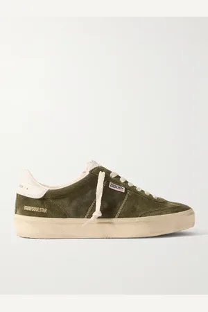 Golden Goose Soul-Star Distressed Leather-Trimmed Suede Sneakers - Men - - EU 39