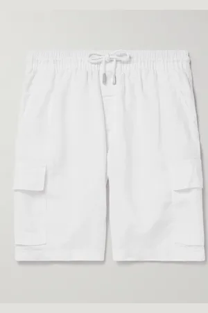 Vilebrequin Straight-Leg Linen Drawstring Cargo Shorts - Men - - S