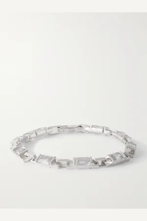 Hatton Labs Uncuffed Cubic Zirconia Bracelet - Men - - S