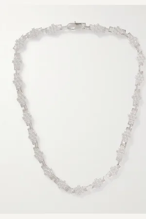Hatton Labs Daisy Cubic Zirconia Necklace - Men