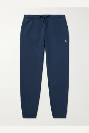 Ralph Lauren Tapered Logo-Embroidered Cotton-Jersey Sweatpants - Men - - XS
