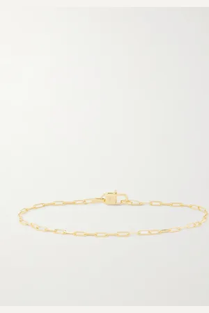 Hatton Labs Paperclip -Plated Silver Chain Bracelet - Men - - L