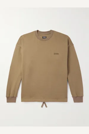 Ermenegildo Zegna Logo-Embroidered Cotton-Blend Jersey Sweatshirt - Men - - S