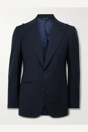 Saman Amel Slim-Fit Wool, Linen and Silk-Blend Suit Jacket - Men - - IT 52
