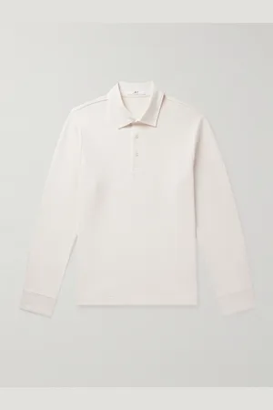 Mr P. Waffle-Knit Cotton-Blend Polo Shirt - Men - - XS