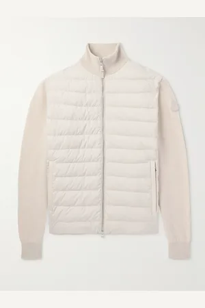 Moncler Wool and Cashmere-Blend and Quilted Shell Down Jacket - Men - - XL