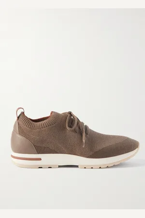 Loro Piana 360 Flexy Walk Leather-Trimmed Wish® Wool Sneakers - Men - - EU 39