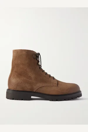 Brunello Cucinelli Suede Lace-Up Boots - Men - - EU 43.5