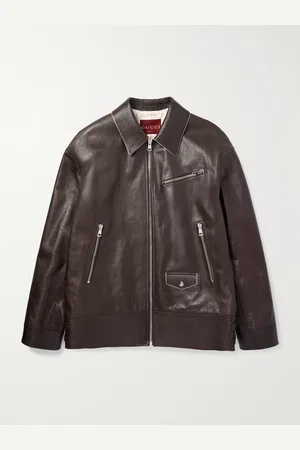 Gucci Leather Jacket - Men - - IT 48