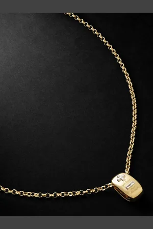 Foundrae Ever Growing 18-Karat Diamond Pendant Necklace - Men