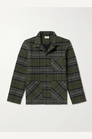 HARTFORD Perry Checked Recycled Wool-Blend Jacket - Men - - M