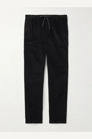 HARTFORD Tanker Slim-Fit Straight-Leg Cotton-Corduroy Drawstring Trousers - Men - - IT 46