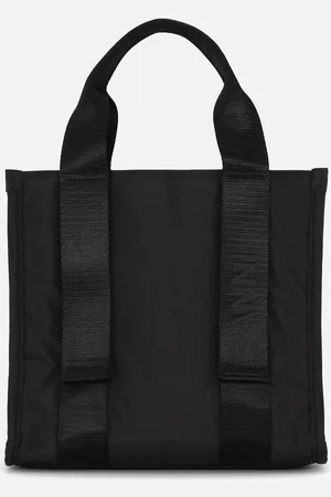 Ganni Tech Small Recycled Canvas Tote Bag
