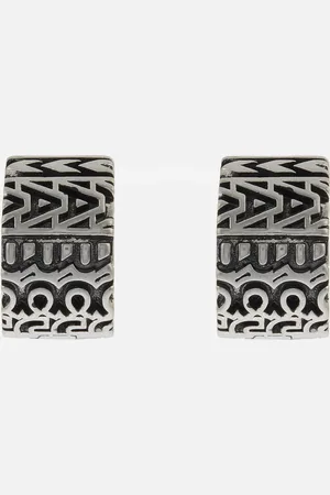 Marc Jacobs Monogram Engraved -Tone Earrings