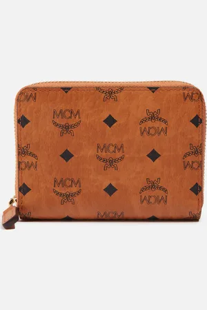 MCM M-Veritas Mini Coated-Canvas Wallet