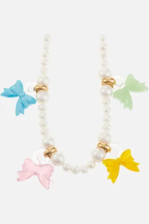 NOTTE Little Bow Peep Pearl Necklace