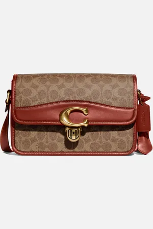 Coach Leather Signature Studio Shoulder Bag