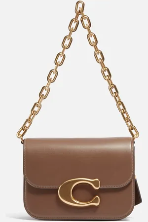 Coach Idol Luxe Leather Shoulder Bag