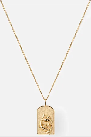 Jenny Plated Zodiac Pisces Necklace