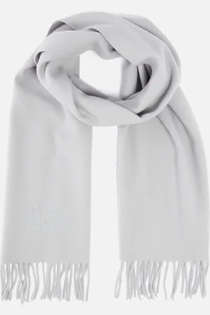 Vivienne Westwood Embroidered Wool Logo Scarf