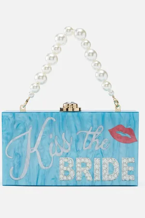 SOPHIA WEBSTER Cleo Kiss The Bride Acrylic Clutch Bag