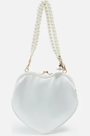 Vivienne Westwood Belle Woven Heart Frame Purse