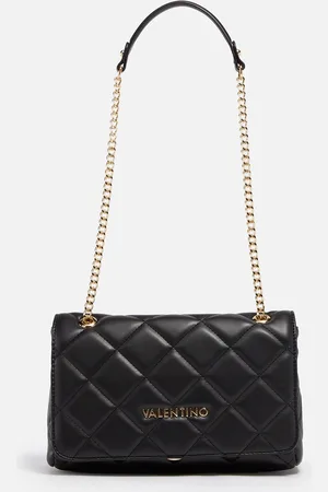 VALENTINO Ocarina Flap Quilted Faux Leather Bag