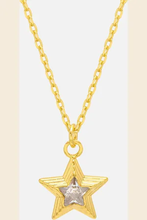 ESTELLA BARTLETT Blue Star Gold-Tone Necklace