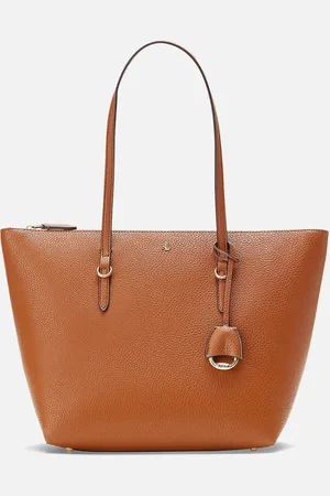 Ralph Lauren Keaton Small Faux Leather Tote Bag