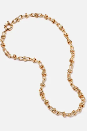 Daisy London X Polly Sayer -Plated Knot Necklace