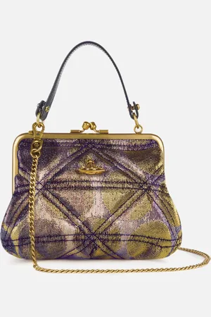 Vivienne Westwood Granny Frame Woven Purse